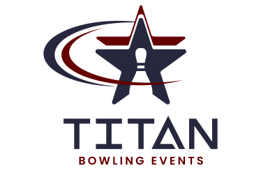 logo for titan bowling events